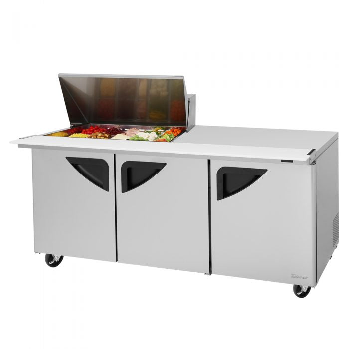 Turbo Air TST-72SD-15M-N TS Series 72 5/8" Sandwich/Salad Prep Table w/ Refrigerated Base, 115v