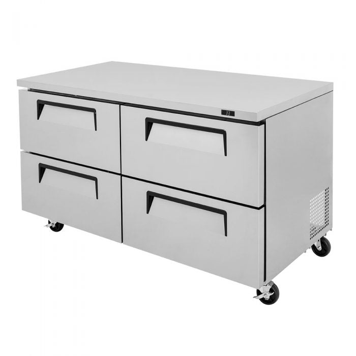 Turbo Air TUR-60SD-D4-N TU Series Super Deluxe 60" Undercounter Refrigerator with Four Drawers