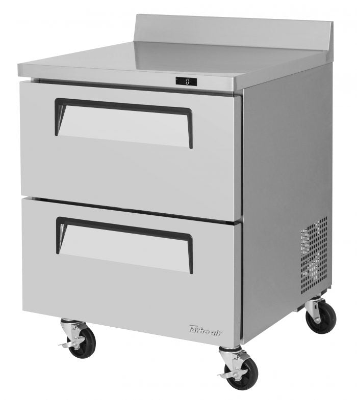 Turbo Air TWF-28SD-D2-N TW Series Super Deluxe 28" Worktop Freezer with Two Drawers