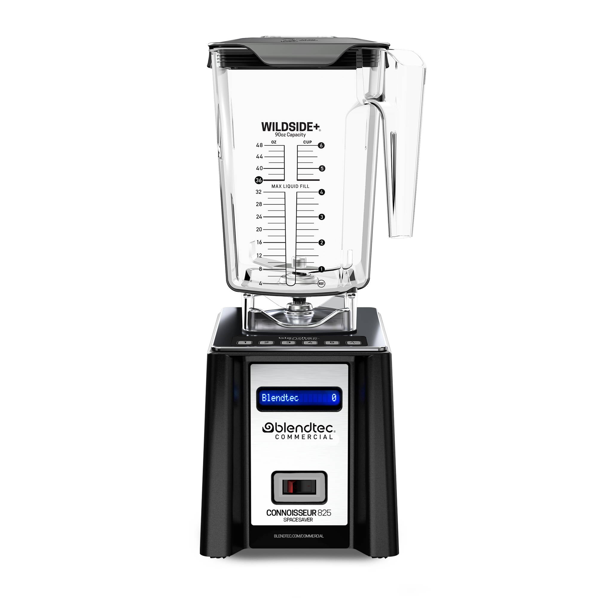 Blendtec C825C11Q-B1GB1A Connoisseur 825 with Sound Enclosure and (2) 75 oz. FourSide Jars - 120V