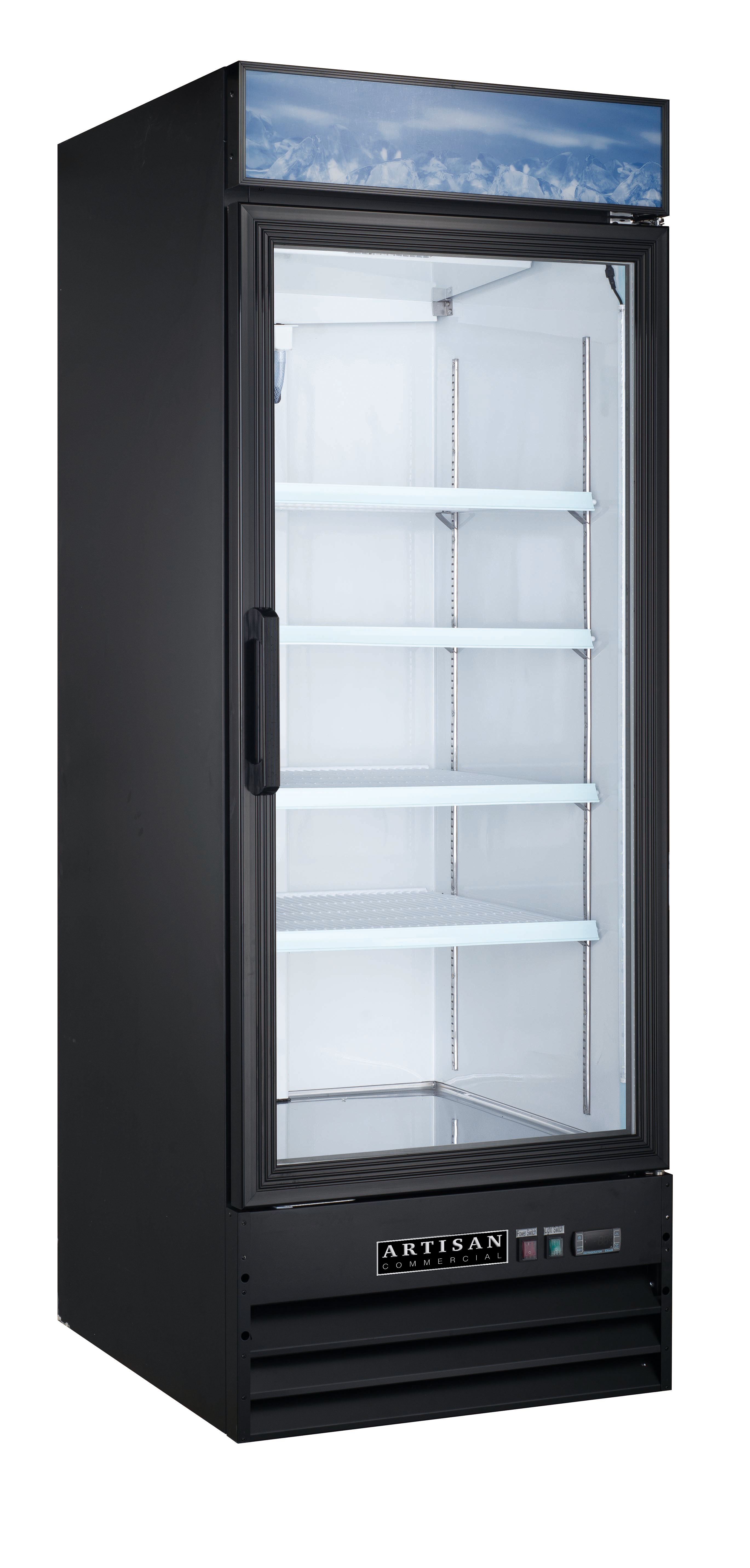 Artisan AR-GDM-23R 28" Merchandising Swing Glass Door Refrigerator