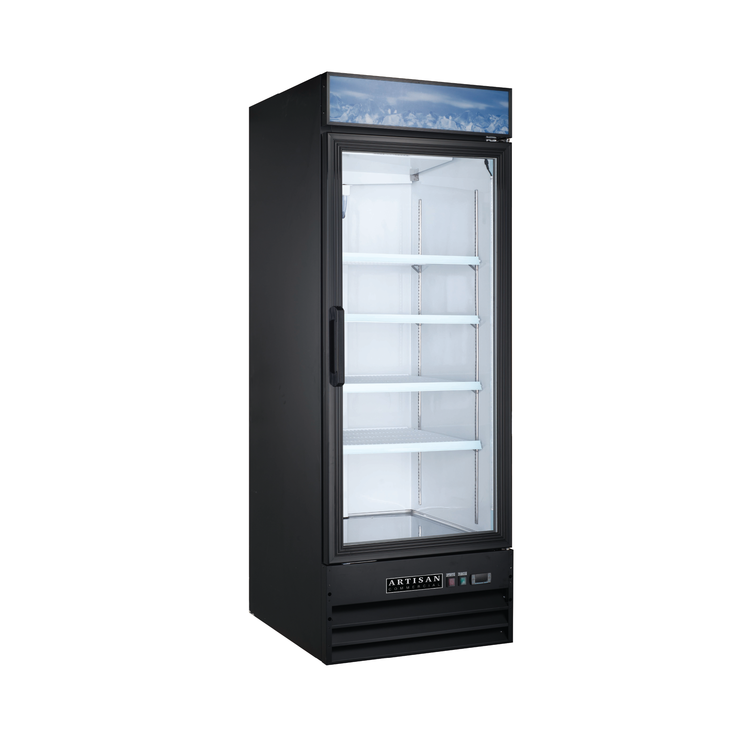 Artisan AR-GDM-23R 28" Merchandising Swing Glass Door Refrigerator