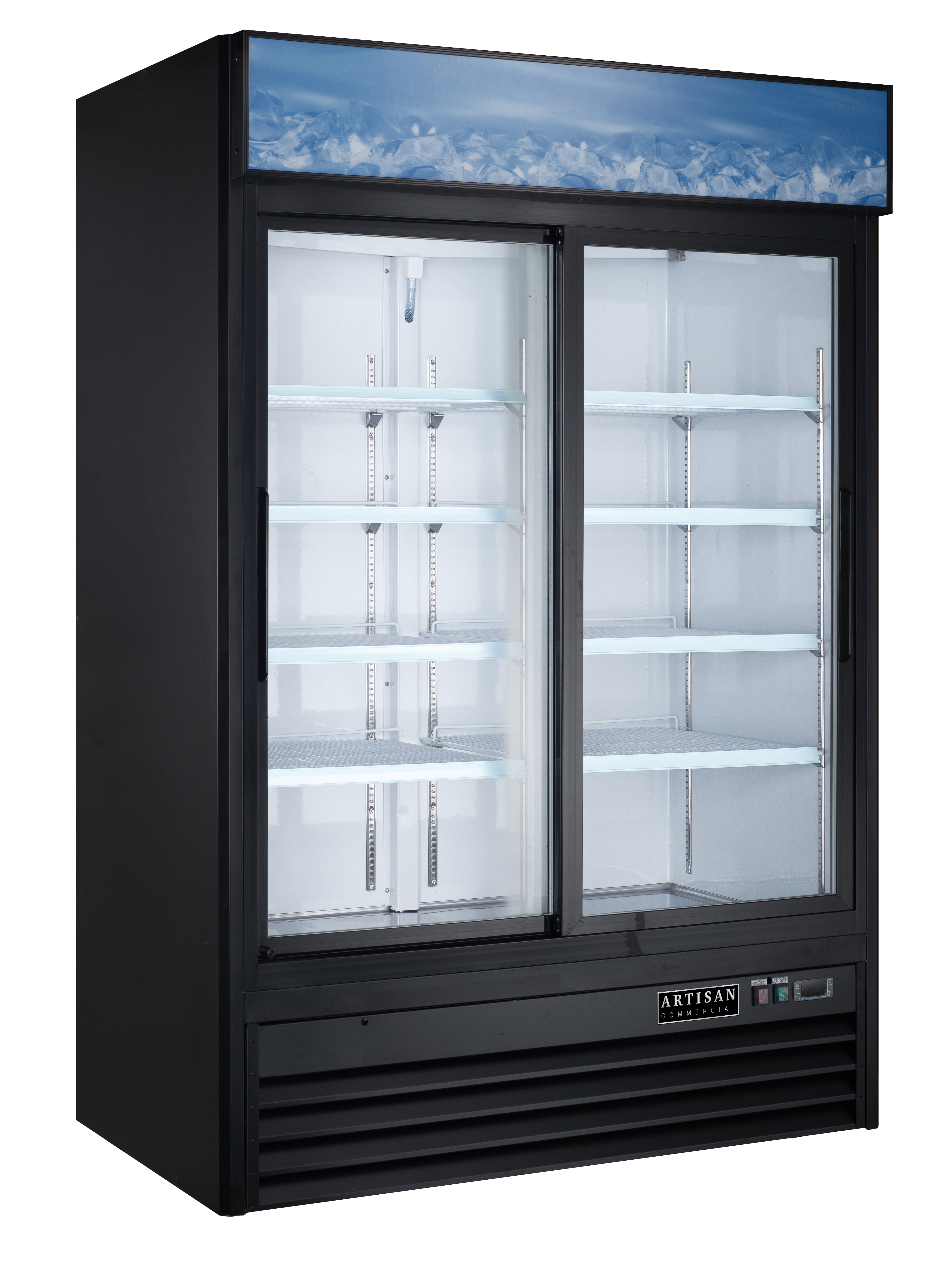 Artisan AR-GDS-49R 53" Merchandising Sliding Glass Door Refrigerator