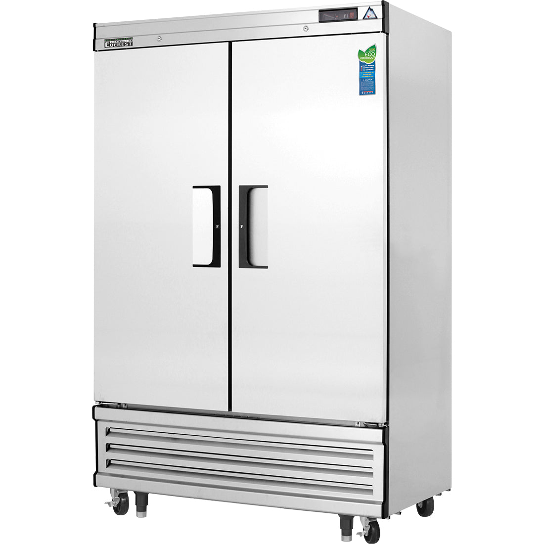 Everest EB Series-EBSF2 Two Section Solid Door Upright Reach-In Freezer - 48 Cu. Ft.