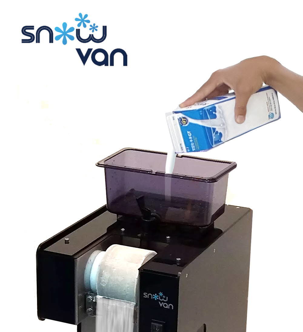 Snowvan Bingsu Machine - Snowflakes Ice Machine for Snowy Desserts