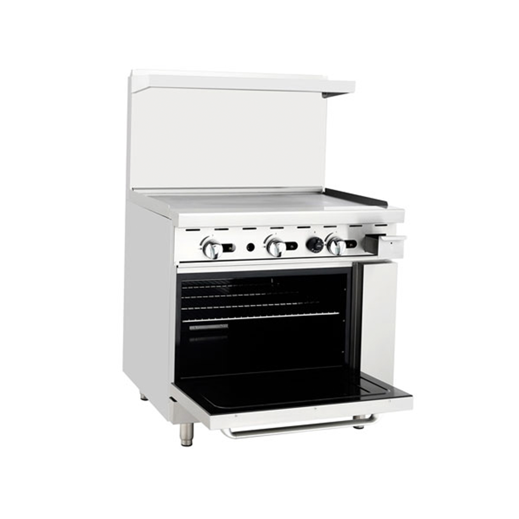 Atosa Cookrite - AGR-36G - 36″ Gas Range with 36″ Griddle