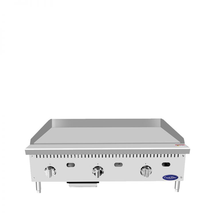 Atosa Cookrite - ATTG-36 - 36″ Thermostatic Griddle with 1′ Griddle Plate