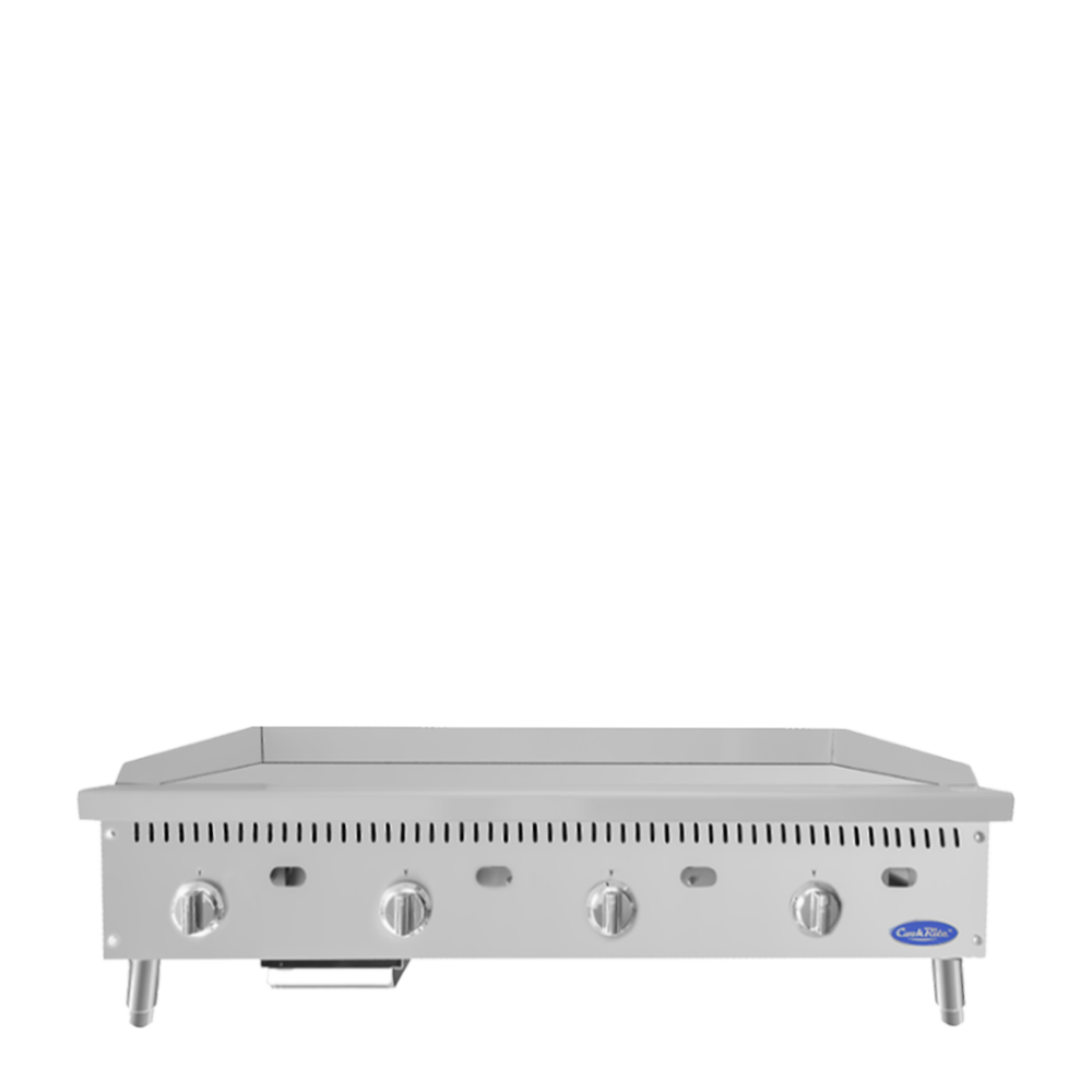 Atosa Cookrite - ATTG-48 - 48″ Thermostatic Griddle with 1′ Griddle Plate