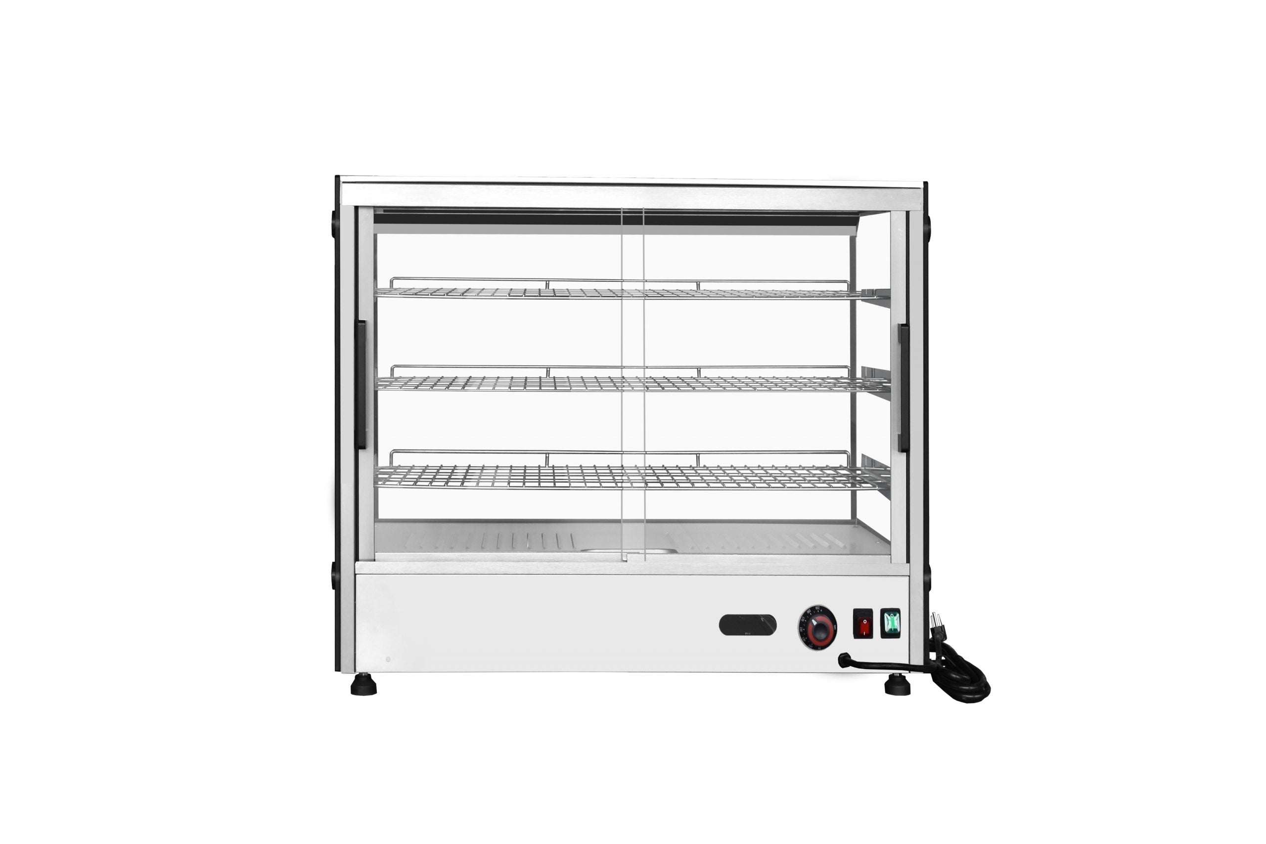 Atosa Cookrite - CHDS-71 - Countertop Heated Square Display Case (7.1 cu ft)