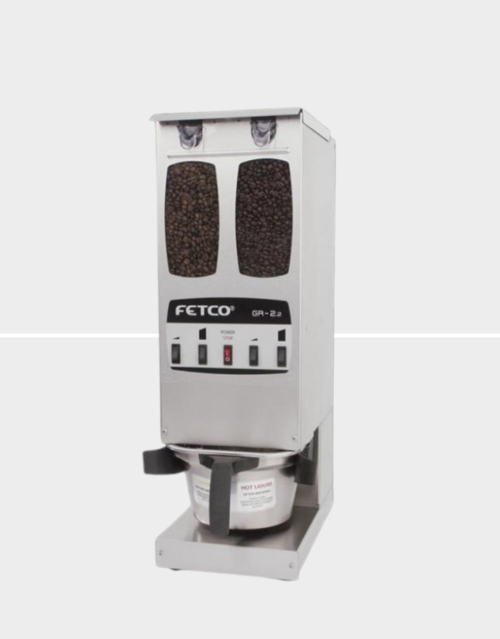 Fetco GR-2.2 Portion Controlled Coffee Grinder w/ (2) 5 lb Hoppers, 120v