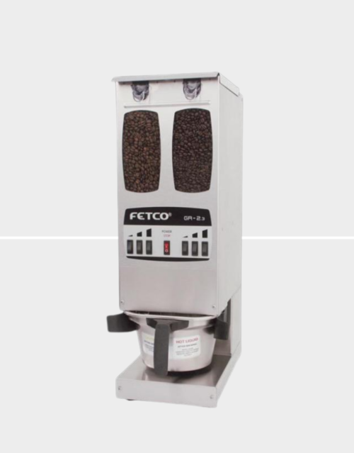 Fetco GR-2.3 Portion Controlled Coffee Grinder w/ (2) 5 lb Hoppers, 120v
