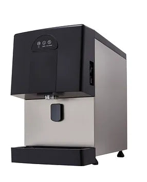 Icetro - ID-0160-AN Commercial Air Cooled Ice Machine and Water Dispenser Ice Nugget Maker 160lbs