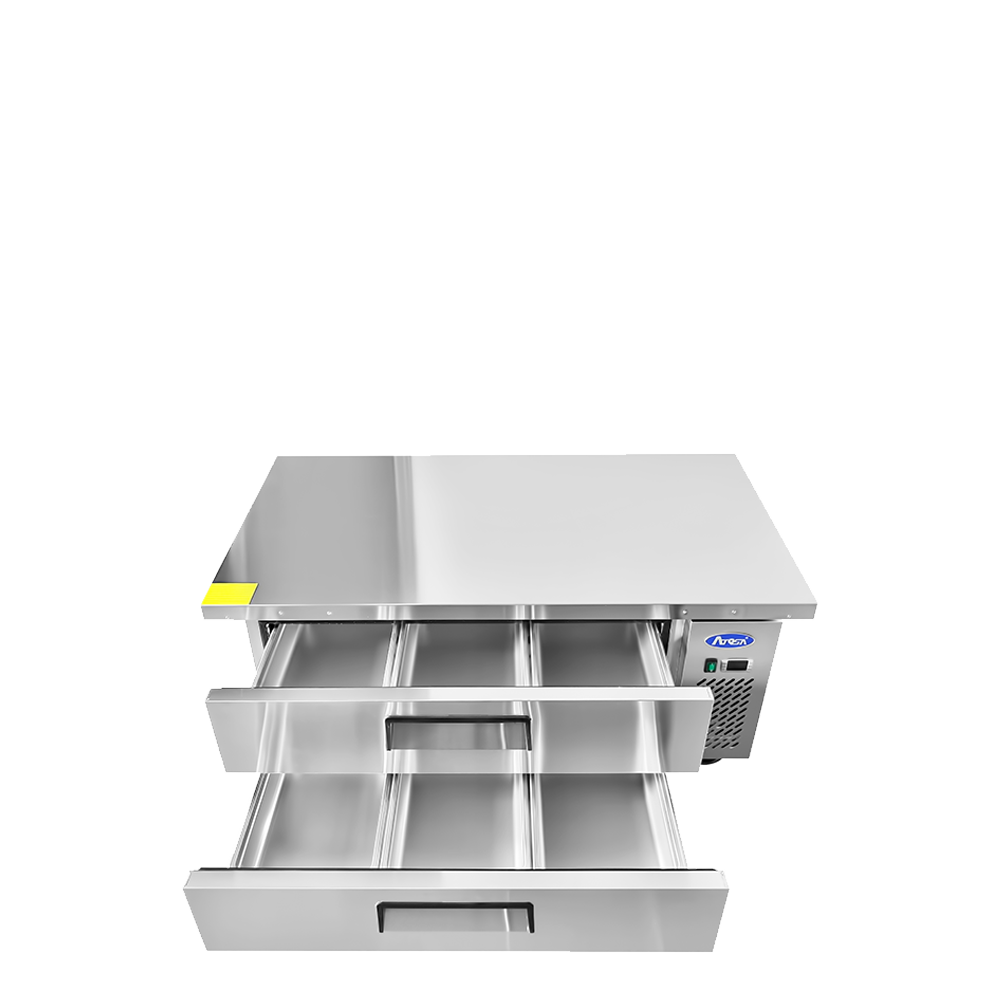 Atosa - MGF8452GR - 60″ Refrigerated Chef Base, Extended Top