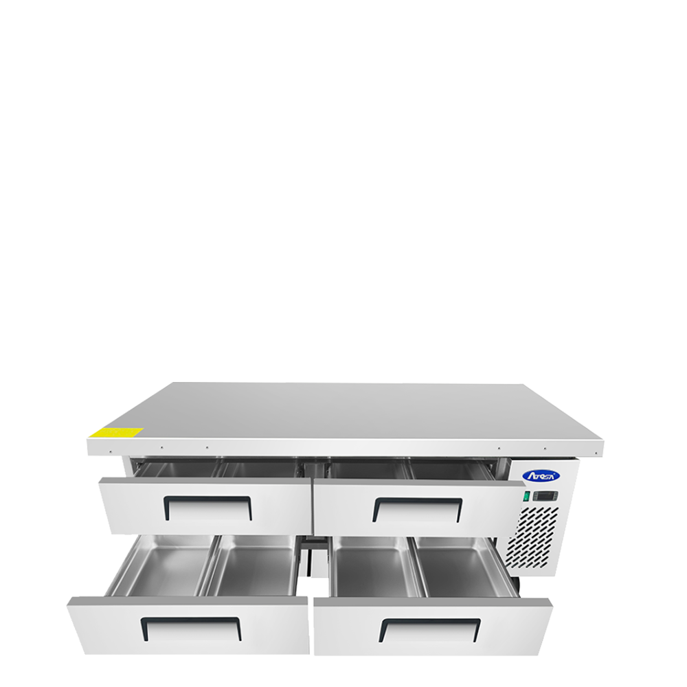 Atosa - MGF8453GR - 72″ Refrigerated Chef Base
