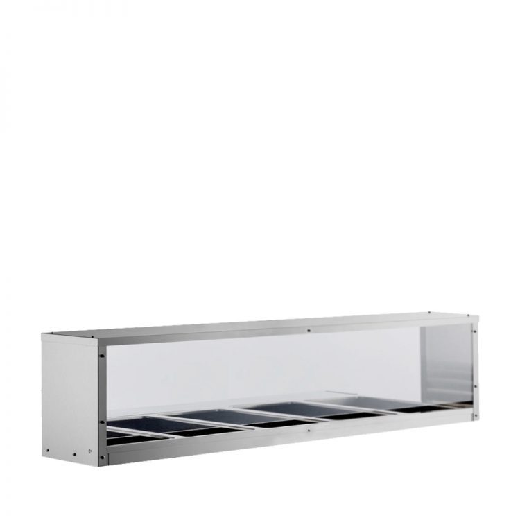 Atosa Cookrite - MROS-5ST - Overshelf/Sneezeguard for CSTEB-5C