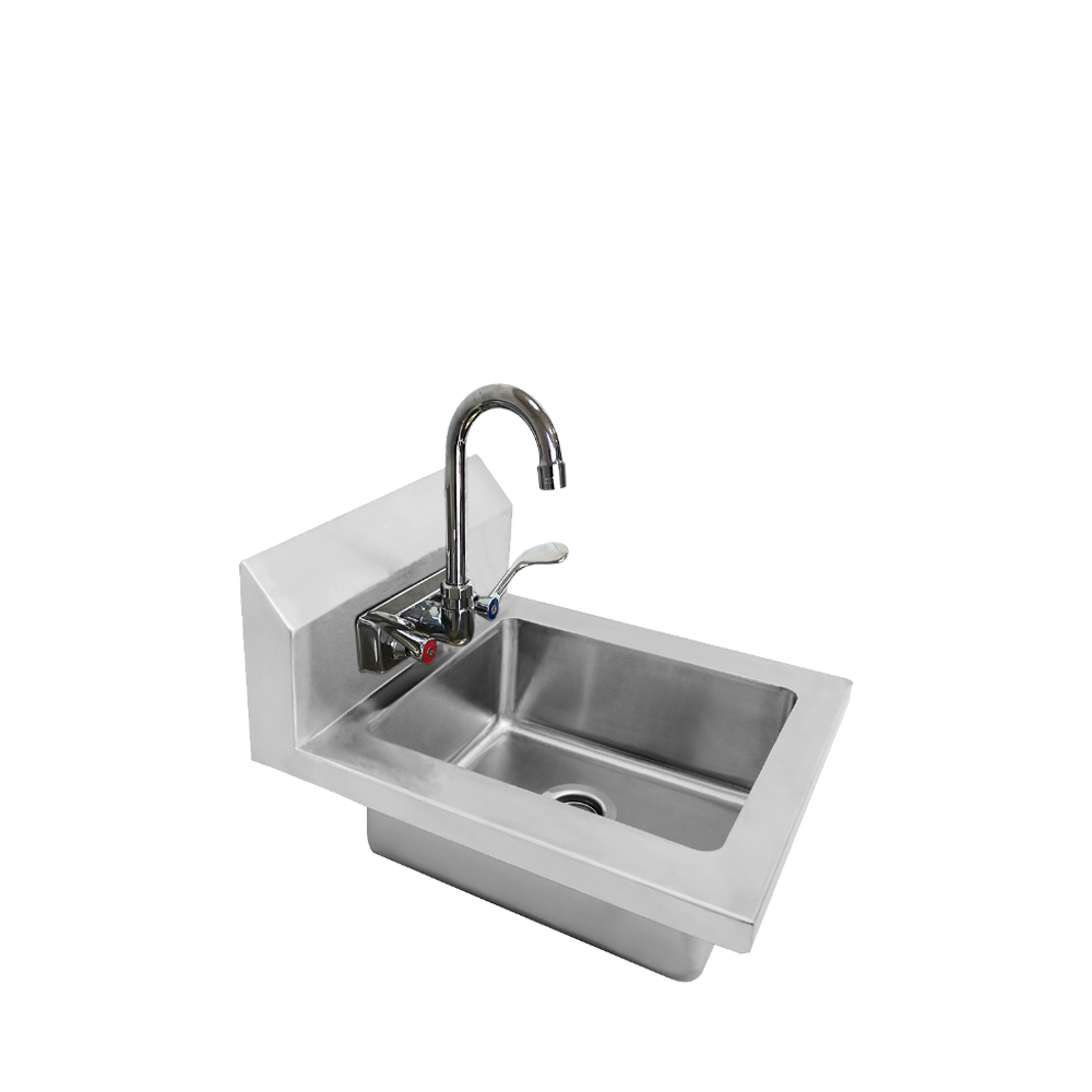 Atosa Mixrite - MRS-HS-14(W) - 14″ Hand Sink with Wrist Blade Handles