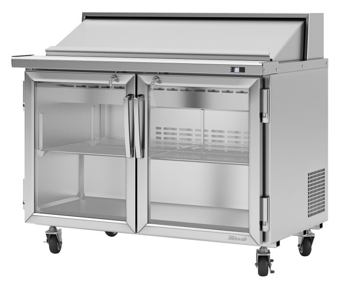 Turbo Air PST-48-G-N PS Series 1/4" Sandwich/Salad Prep Table w/ Refrigerated Base, 115v