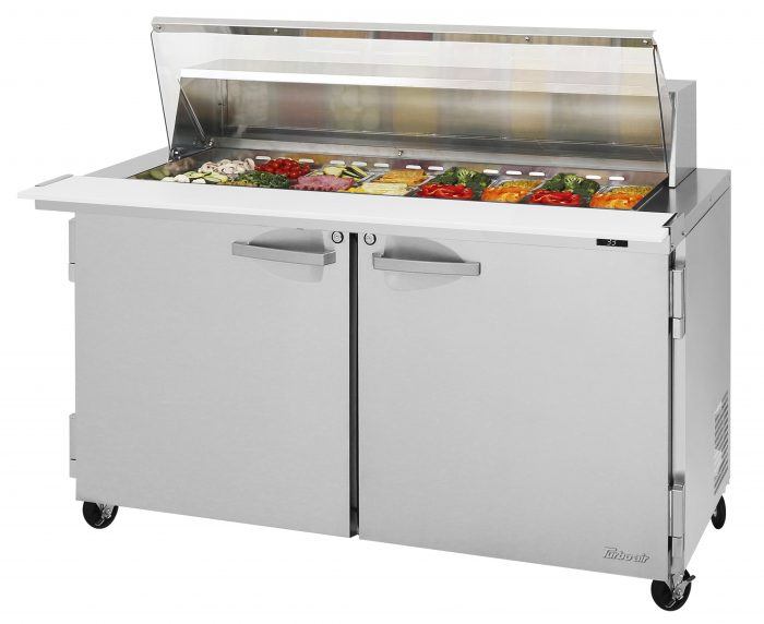 Turbo Air PST-60-24-N-CL PS Series 60 1/4" Sandwich/Salad Prep Table w/ Refrigerated Base, 115v