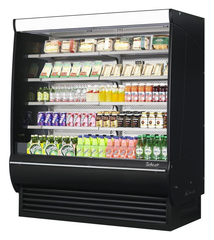 Turbo Air TOM-72DXB-SP(-A)-N TO Series Open Refrigerated Display Merchandiser