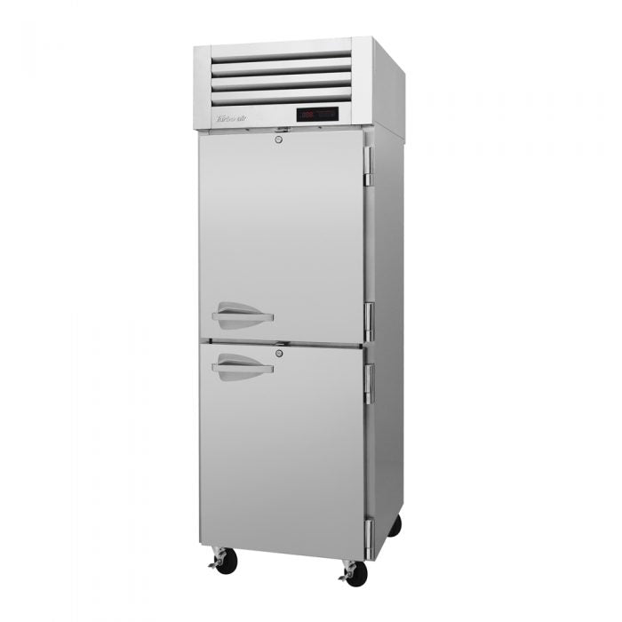 Turbo Air PRO-26-2H2-SG-PT PR Series Full Height Pass Thru Mobile Heated Cabinet w/ (3) Shelves, 208v/1ph