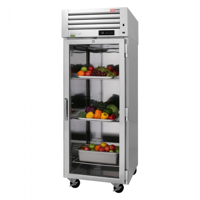 Turbo Air PRO-26R-G-N PR Series One-Section Glass Door Reach-In Refrigerator