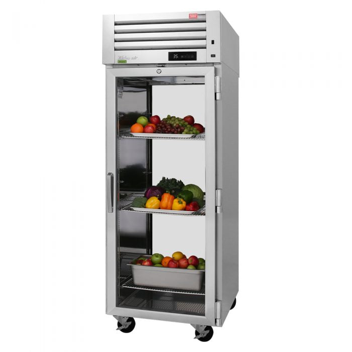 Turbo Air PRO-26R-G-PT-N PR Series One-Section Glass Door Refrigerator