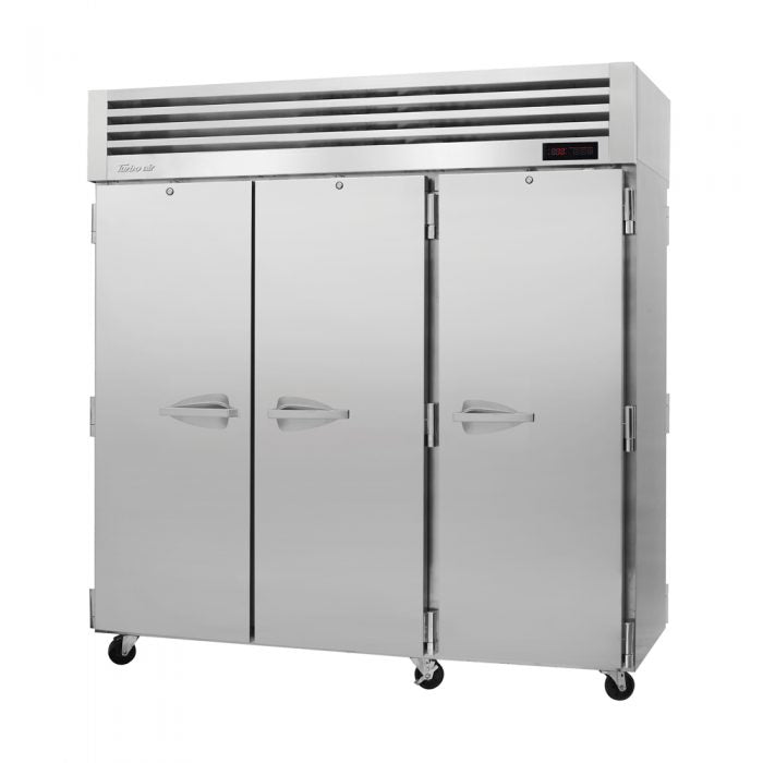 Turbo Air PRO-77H-PT PR Series 3 Section Solid Door Pass-Thru Heated Cabinet