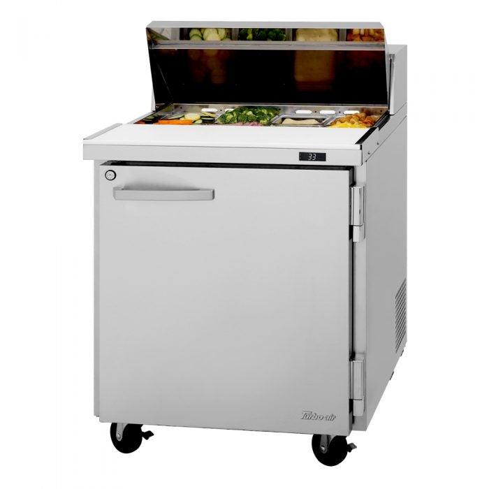 Turbo Air PST-28-N PS Series 27 1/2" Sandwich/Salad Prep Table w/ Refrigerated Base, 115v