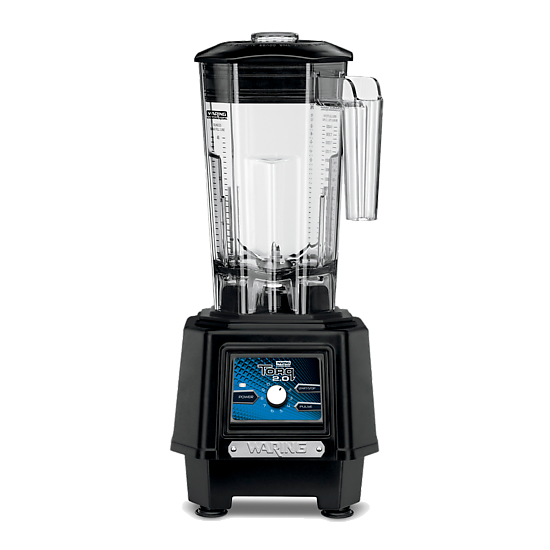 Waring TBB175 2 hp Torq 2.0 Blender with Electronic Touchpad Controls, Variable Speed Control Dial, and 48 oz. Container