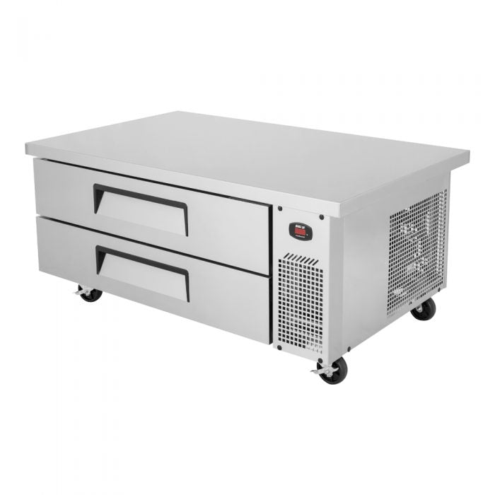 Turbo Air TCBE-52SDR-E-N TC Series 52" Two Drawer Refrigerated Chef Base with Extended Top
