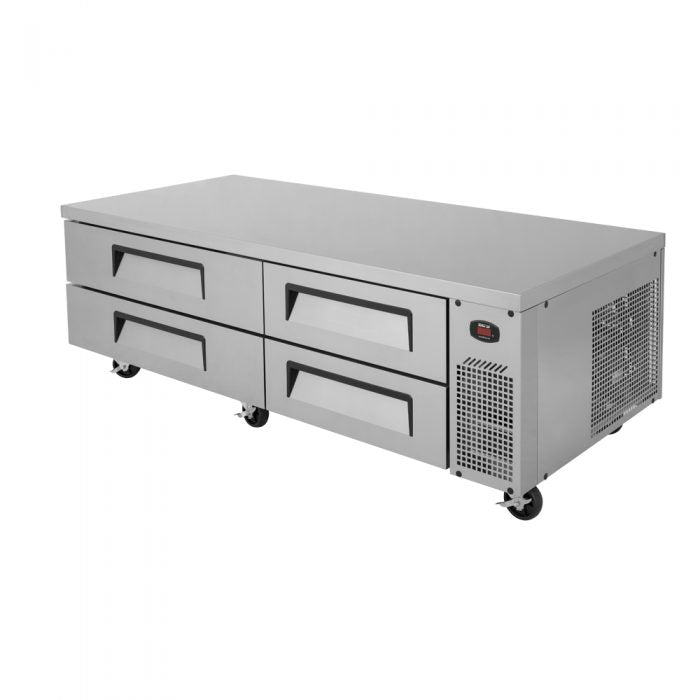 Turbo Air TCBE-72SDR-N TC Series 72" Four Drawer Refrigerated Chef Base