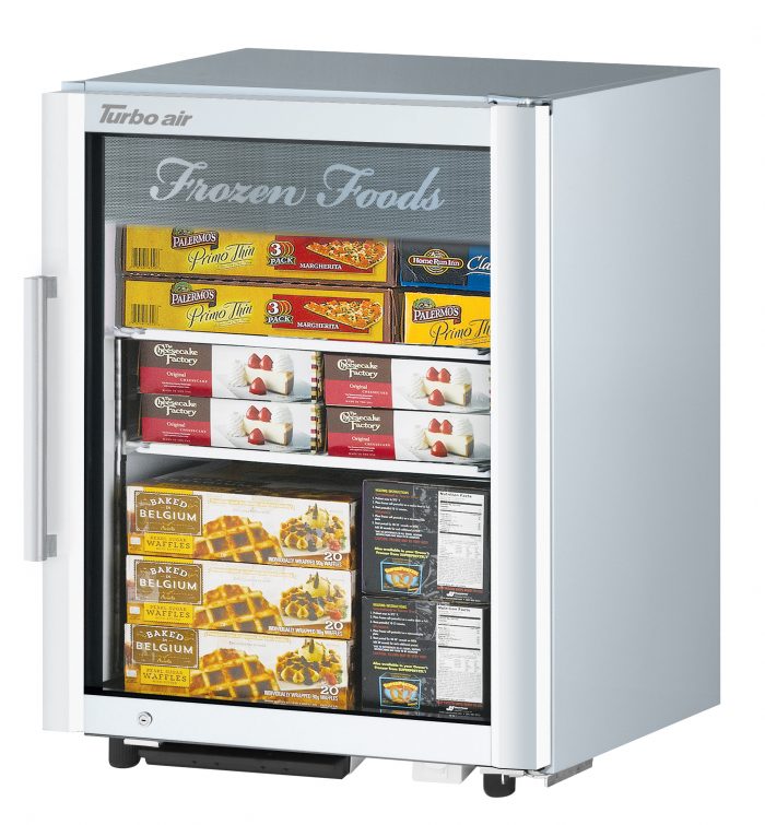 Turbo Air TGF-5SD-N TG Series 25" Countertop Refrigerator w/ Front Access - Swing Door, White, 115v
