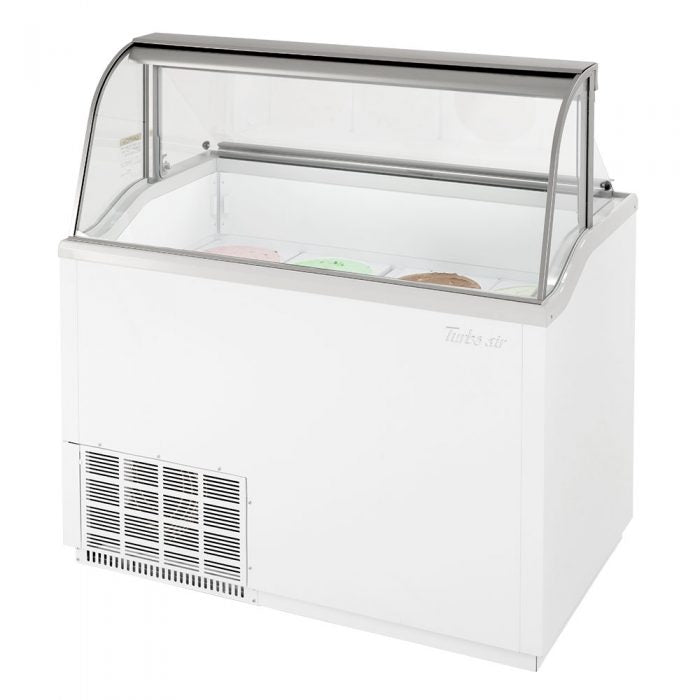 Turbo Air TIDC-47G-N TI Series 12.7cf Ice Cream Dipping Cabinet w/ 8-Can Capacity Green