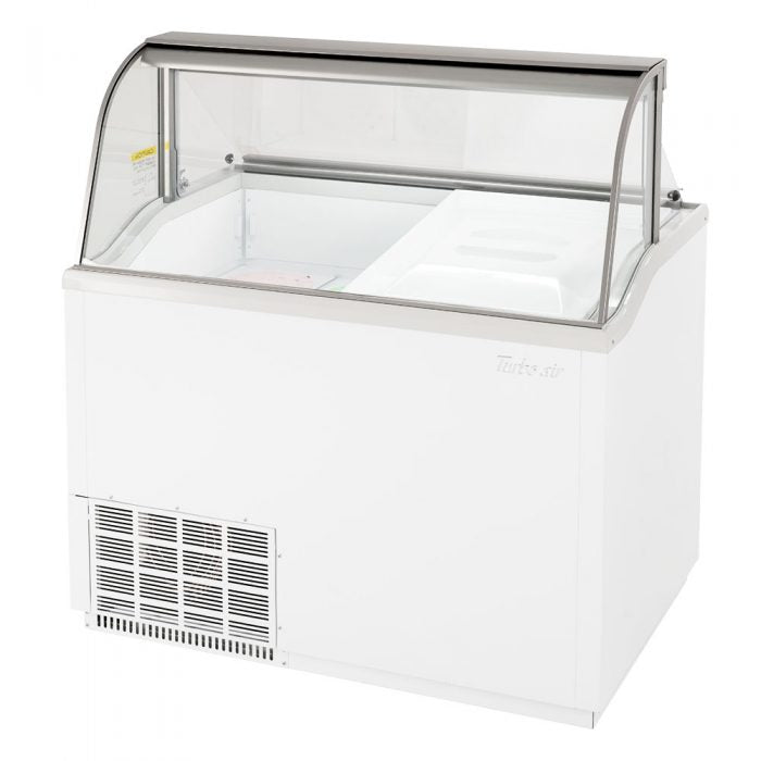 Turbo Air TIDC-47G-N TI Series 12.7cf Ice Cream Dipping Cabinet w/ 8-Can Capacity Green