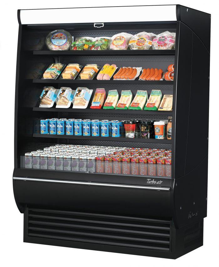 Turbo Air TOM-60DXB-SP(-A)-N Open Refrigerated Display Merchandiser