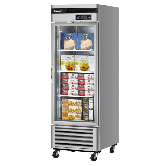 Turbo Air Super Deluxe TSF-23GSD-N TS Series 27" Reach-In Freezer with Glass Door