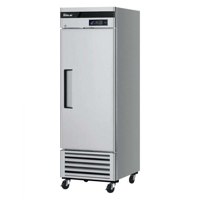 Turbo Air TSR-23SD-N6 TS Series Super Deluxe 27" Bottom Mounted Solid Door Reach-In Refrigerator with LED Lighting