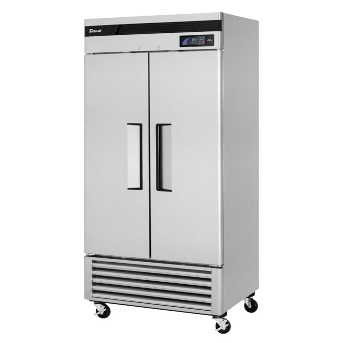 Turbo Air TSR-35SD-N TS Series Super Deluxe 40" Bottom Mounted Solid Door Reach-In Refrigerator with LED Lighting