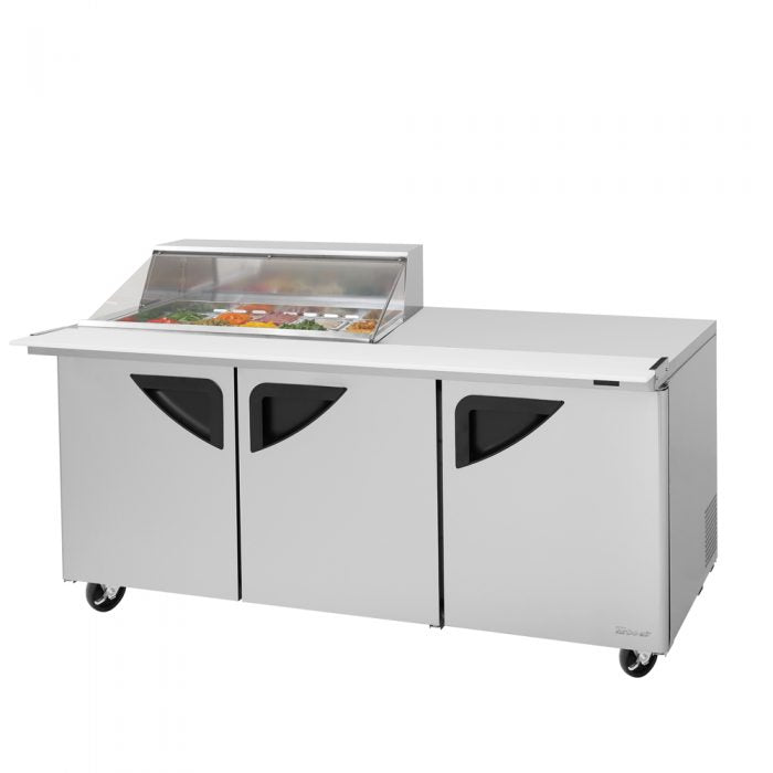 Turbo Air TST-72SD-15M-N-CL TS Series 72 5/8" Sandwich/Salad Prep Table w/ Refrigerated Base, 115v