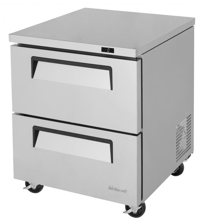 Turbo Air TUF-28SD-D2-N TU Series 28" Super Deluxe Undercounter Freezer with Two Drawers