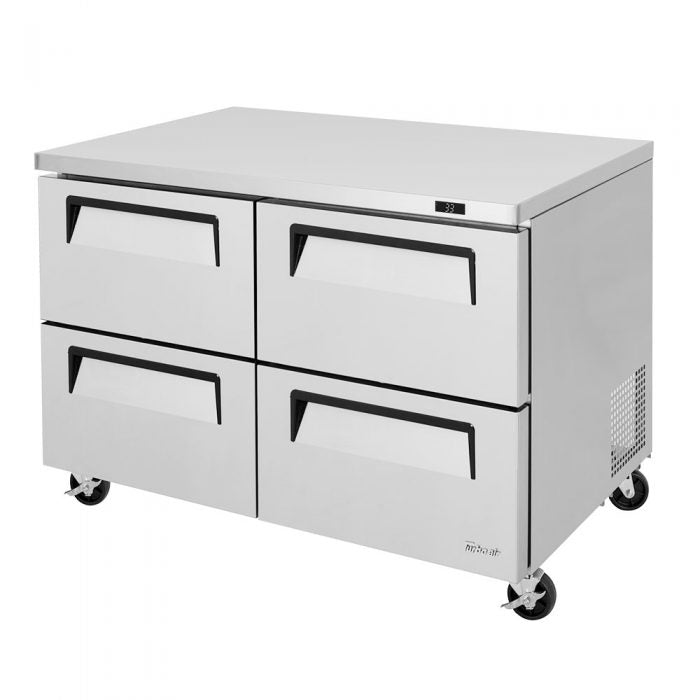 Turbo Air TUR-48SD-D4-N TU Series Super Deluxe 48" Undercounter Refrigerator with Four Drawers